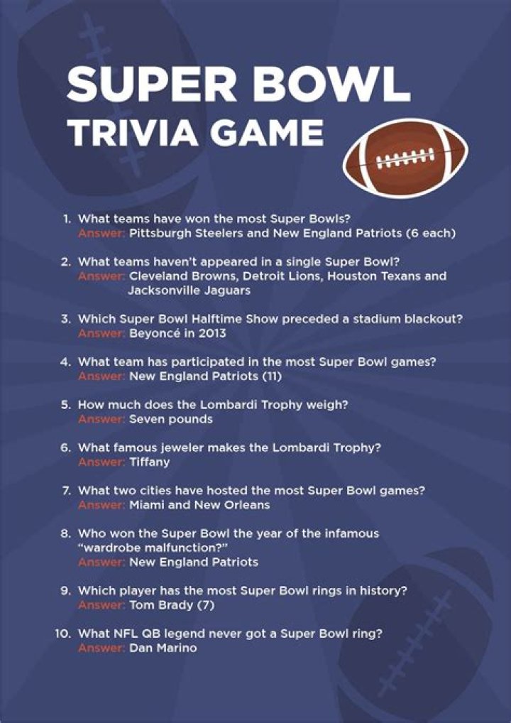 10 Best Printable NFL Trivia Questions And Answers in 2023 Football