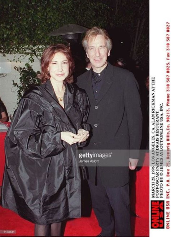 Alan Rickman and his younger sister Sheila Ritratti