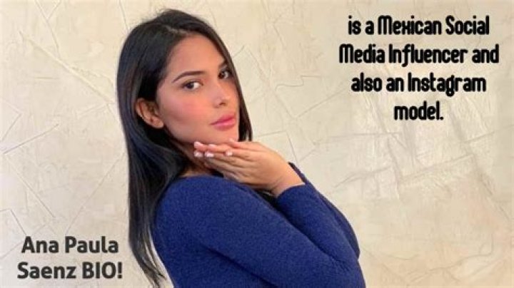 Ana Paula Saenz Bio, Age, Height Models Biography