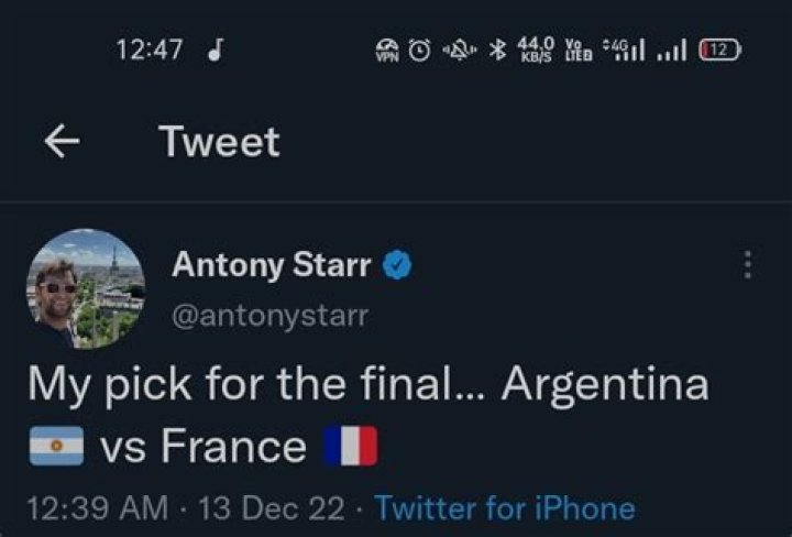 Antony Starr (antonystarr) / Twitter