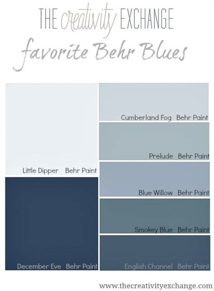 Behr deep blue / navy paints Starless night (current front runner
