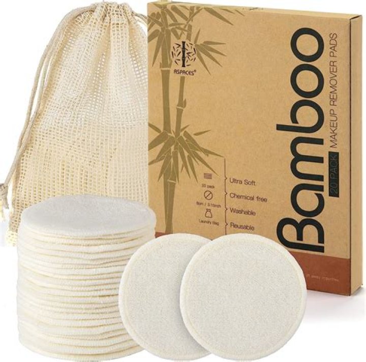 BM&Y Reusable Bamboo Cotton Makeup Remover Pads Starter Set