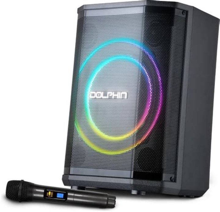 Dolphin Audio SP850RBT 8Inch Bluetooth Rechargeable Party Speaker