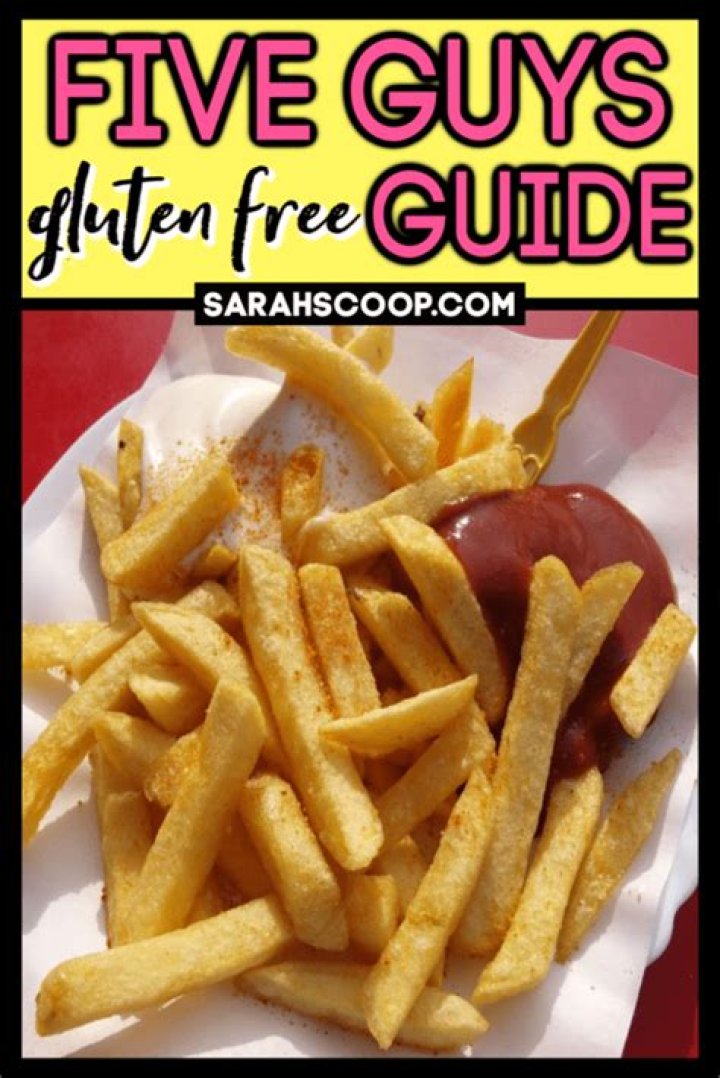Five Guys GlutenFree Restaurant Guide Sarah Scoop