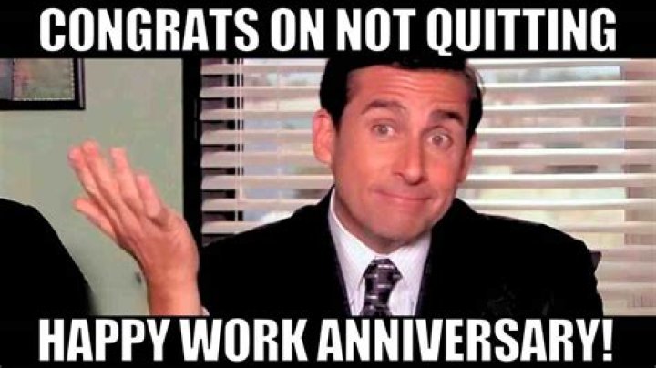 Happy Work Anniversary Meme To Make Them Laugh Madly