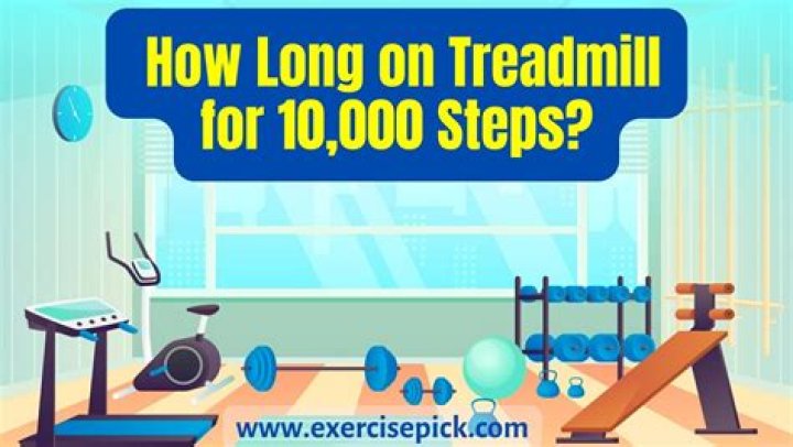 How Long On Treadmill For 10000 Steps? A Scientific Study