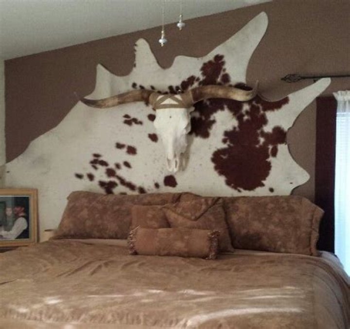 How To Hang Cowhide On Wall