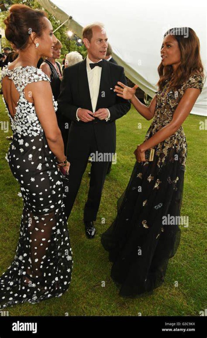 (L to R) Afua Hirsch, the Earl of Wessex, and Naomie Harris attend the Duke of Edinburgh Award