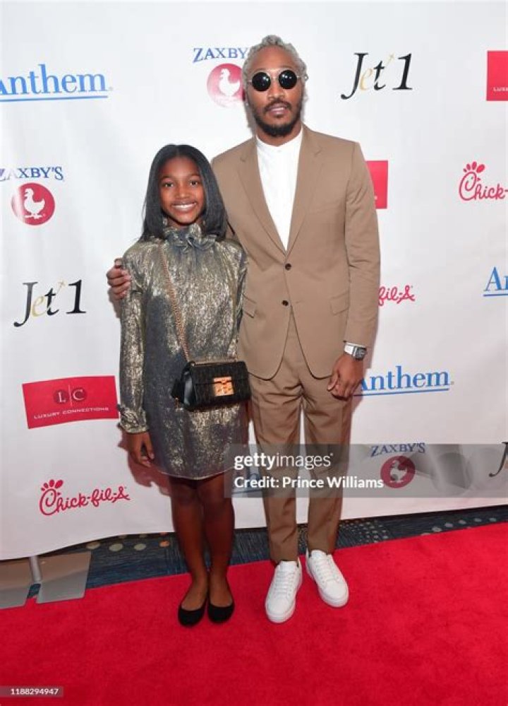 Londyn Wilburn and rapper Future attends the Golden Wishes Gala 2019 at