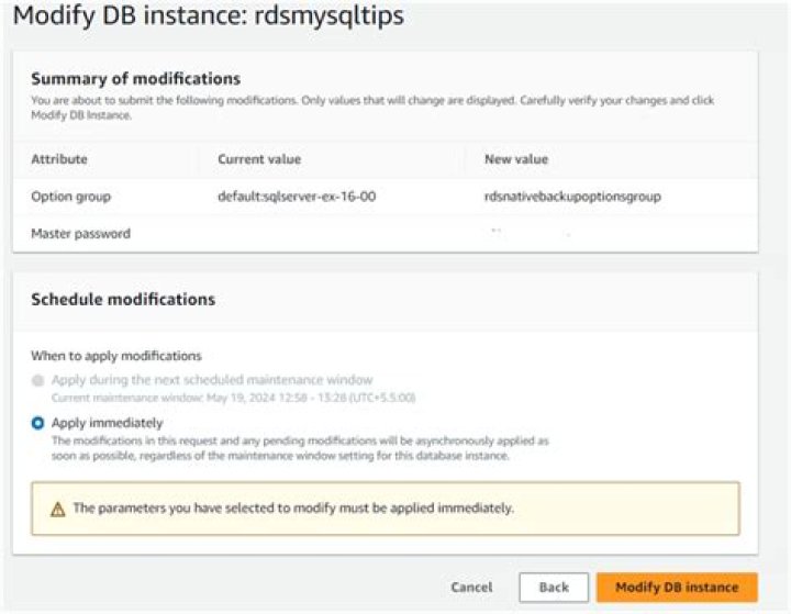 modify-db-instance — AWS CLI 2.15.39 Command Reference