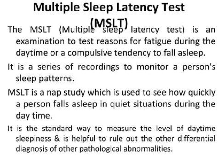 Multiple Sleep Latency Test, Tulsi Healthcare ID 2850666131288