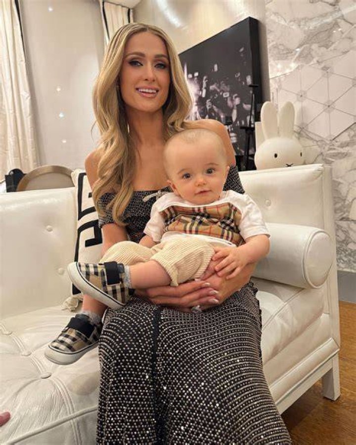 Paris Hilton takes her 'precious angel baby' Phoenix to NYC for first