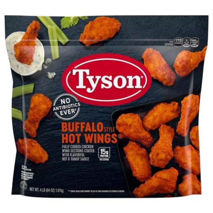 Tyson Buffalo Hot Wings, 4 lbs &mdash;