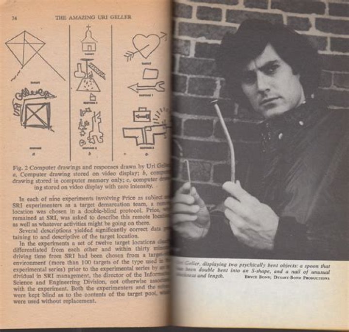 Uri Geller's Claimed Psychic Abilities
