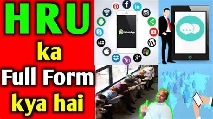 what is HRU full form of HRU HRU kya hai HRU meaning HRU HRU